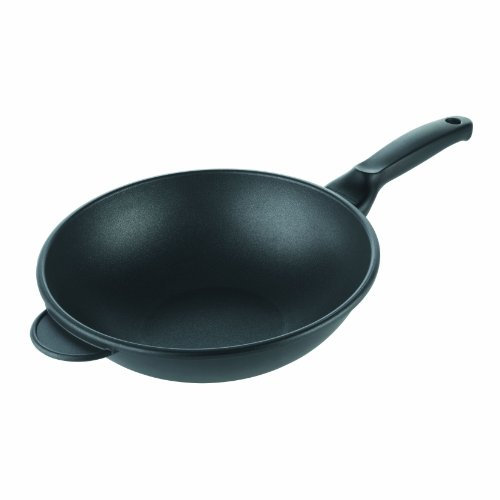 KUHN RIKON 37136 Kochgeschirr Wok Pfanne Cook Star Wokpfanne 28 cm ohne Deckel 1.5L/16cm Aluminium antihaftbeschichtet
