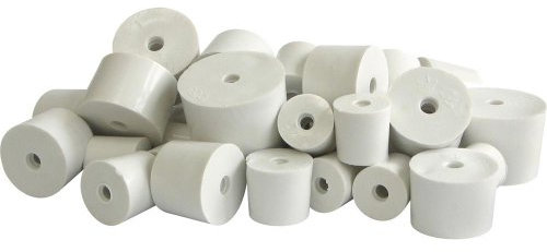 AlcoFermBrew Tapón de Goma con Orificio 43/40 mm – para Recipiente de Fermentación, Sellado de Vidrio, Compatible con Trampa de Fermentación