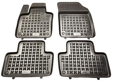 MTM Gummimatten für Volvo XC90 II 5 Sitze (auch Mild Hybrid/Plug-in Hybrid) 2015- Passform, Fussmatten mit hohem Rand 5 cm, cod. 3D 5797