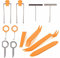 Werkzeugset, 12-teilig, für Demontage, Verkleidung, Installation, für Audio-Innenraum, Entfernung, Reparatur, für Armatur/Autoradio/Zubehör/Tür/Armaturenbrett, Kfz