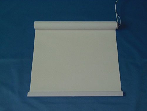 Gowe motorisé volet roulant, crème solaire en tissu, hauteur 190 cm ou moins, moteur Couleur : 60 cm de large