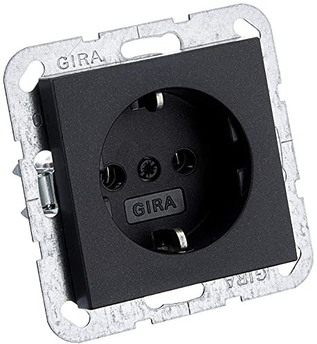 Gira 018828 Schuko Steckdose System 55, anthrazit