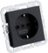 Gira 018828 Schuko Steckdose System 55, anthrazit