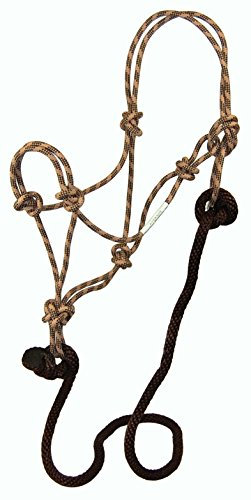 Hamilton Pet & Equine Halfter Seil mit 2,44 m Leine – durchschnittlich, Not Applicable, braun