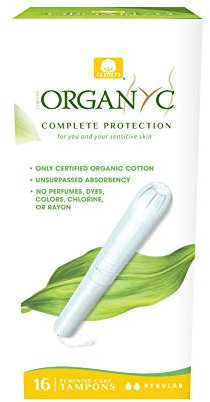 Organyc - Regular Pompon mit Organyc-Applikator, 16 Stück
