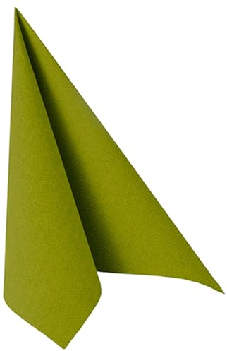 250 Servietten ROYAL Collection 1/4-Falz 40x40cm olivgrün