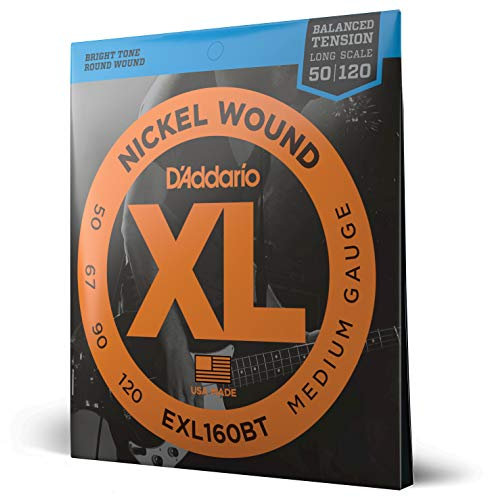 D'Addario EXL160BT Nickel Wound .050-120 · Cuerdas bajo eléctrico
