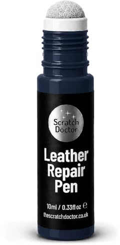 Scratch Doctor Leather Repair Pen Scratch Remover Colour Repair for Leather Faux Vinyl Furniture Sofas Car Seats Shoes Bags (Dark Blue, 10ml)