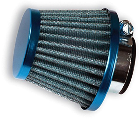 Motorrad Tuning Sportluftfilter Luftfilter Air Filter 28mm und 35mm blau