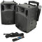 2x 100W Outdoor Portable PA Speaker System – Bluetooth Wireless Rechargeable UHF