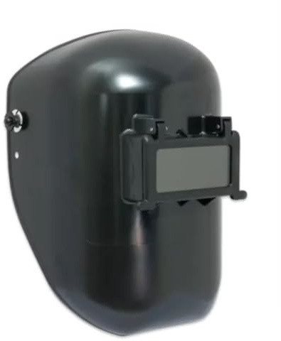 Fibre-Metal by Honeywell 906BK 10 Piece Lift Front Helmet, Black, Medium