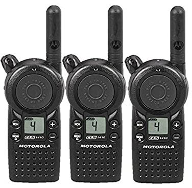 3 Pack of Motorola CLS1410 Two way Radio Walkie Talkies (UHF)