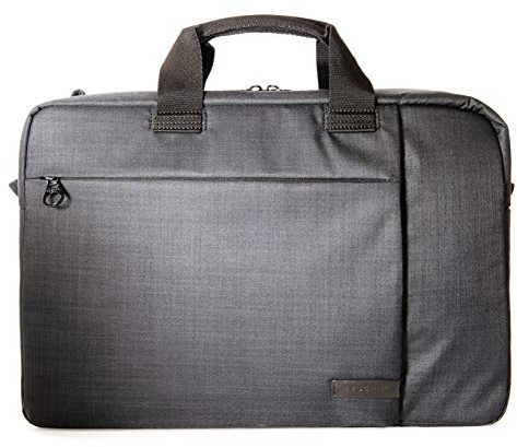 Tucano Svolta Combo - Borsa convertibile e zaino per notebook da 15,6, colore: Nero
