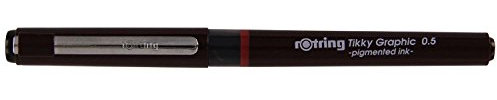 Rotring Tikky Graphic 0,5 mm Fineliner – Fineliner (schwarz)