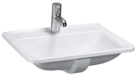 Laufen Pro A Einbau-Waschtisch weiß; mit 1 Hahnloch