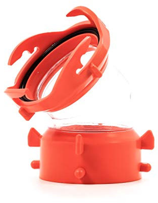 Camco RhinoFLEX 39847 Abwasserschlauch für Wohnmobile, schwenkbar, ermöglicht es Ihnen, zu sehen, wann der Tank leer ist, Geruchsschutz, langlebige und sichere Verbindung