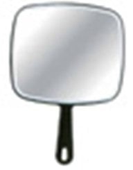 DMI Salon Professional Hairdressing Large Hand Held Mirror Black by Macintyres