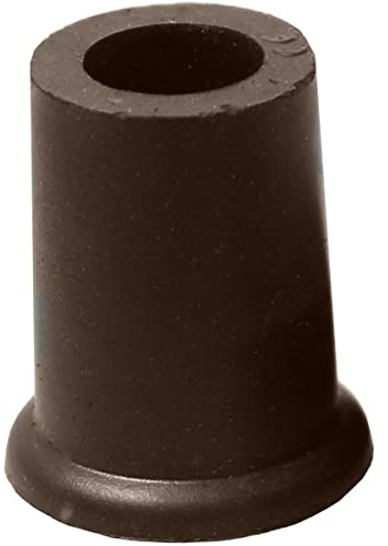 Gummipuffer f. Damenstock Gr. 0 16mm braun, Zubehör für Gehstöcke und Unterarmgehstützen