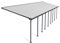 Canopia by Palram Pergola Feria 38.3 m² en Aluminium Et Polycarbonate, Moderne & Élégante, pour Couvrir Une Terrasse Toute L’année (Gris)