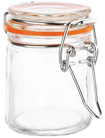 Lot de 12 mini bocaux de terrine hermétiques en caoutchouc 50 ml 60 mm