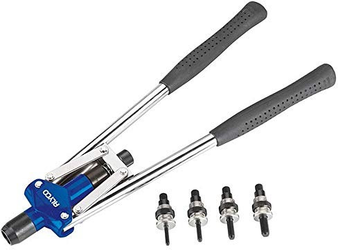Alyco 183120 - Remachadora para tuercas de dos manos M5,M6,M8,M10 450 mm