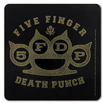 Five Finger Death Punch Brass Knuckle Coaster