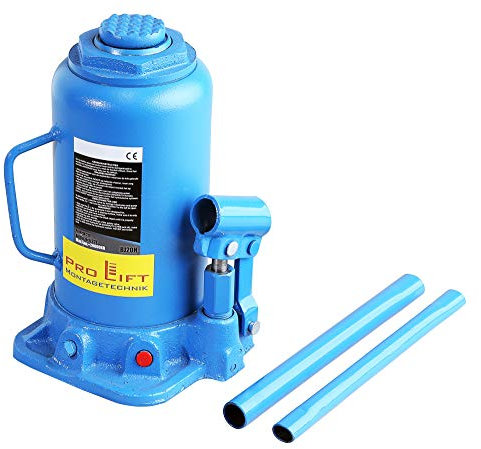 Pro-Lift-Montagetechnik 20t Stempelheber, Bottle Jack, Stempelwagenheber, 235mm - 455mm 00059