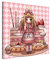 PICANOVA – Kawaii Pastry Chibi 80x80cm – Premium Leinwanddruck – Kunstdruck Auf 2cm Holz-Keilrahmen Für Schlaf- Und Wohnzimmer – Anime Kollektion Von Emperpep