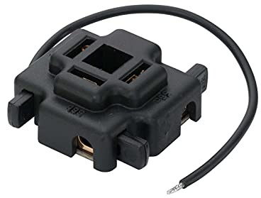 HELLA 8JA 001 909-011 Stecker - 3-polig - H4/R2 (Bilux) - mit Masseband - Kabel: 130mm - Menge: 10
