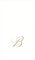 Caspari Signature Gold Gästehandtücher mit Initiale B, Papierleinen, weiße Perle, 24 Stück