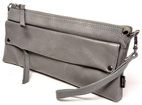 berba Basel 220 Clutch/Unterklemmtasche in grau braun