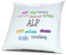 digital print Kopfkissen mit Namen Alf - Motiv Positive Eigenschaften, 40 cm, 100% Baumwolle, Kuschelkissen, Liebeskissen, Namenskissen, Geschenkidee, Deko