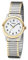 Regent 75650999 Edelstahl Damenuhr Zugband Bicolor