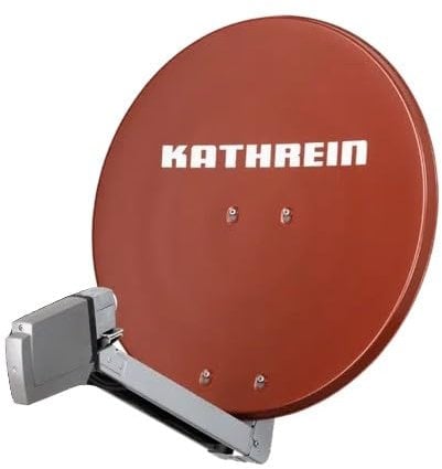 Kathrein CAS 80ro Parabolantenne 75 cm rotbraun multifeedKat:Home Entertainment/Antennensysteme