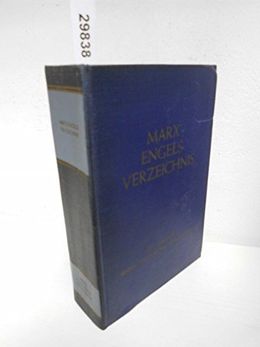 Marx Engels Verzeichnis. Zweiter Band: Briefe, Postkarten, Telegramme, Zusammengestellt und bearbeitet von Manfred Kliem und Richard Sperl,