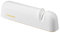 Fiskars Messerschärfer für glatte Messerklingen aus Stahl, Keramikschleifstein, Functional Form, Roll-Sharp, Weiß/Orange, 1014214