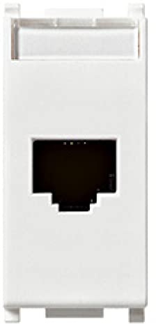 Vimar serie piatta - Presa rj45 netsafe categoria 6 utp bianco