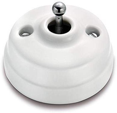 Fontini - Pulsador dimbler 10a 250v porcelana cromo/cromada pack