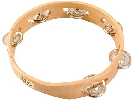 LP Latin Percussion LP861250 CP Wood Tambourin Holz 8 einreihig ohne Fell CP388