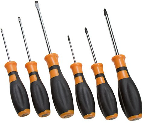 Valex 1463811.0 Cacciaviti per Viti con Intaglio e Pozidriv, Xenon, Set di 6 Pezzi