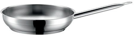 Mäser 811041 Professional I Bratpfanne, Ø 24cm, Edelstahl 18/10, silber