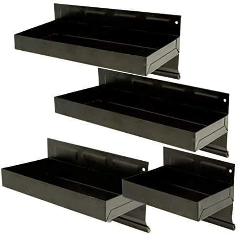Silverline 868873 Lot de 4 plateaux magnétiques pour outils 150 - 310 mm