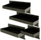 Silverline Tools 868873 - Juego de bandejas magnéticas (4 Piezas), Color Negro