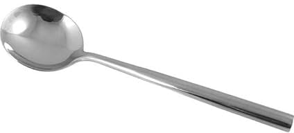 Premier Housewares Soup Spoon/Durable Stainless Steel Bead Soup Spoons/Dishw Safe Spoon/Suitable for Everyday Use/Adding Style To Your Cutlery Drawer/Dimensions are W3 x D2 x H17cm/ Weight 0.042.