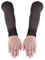 Egypt Bazar Elegante Armstulpen Hijab - Islamische Gebetskleidung (Braun)