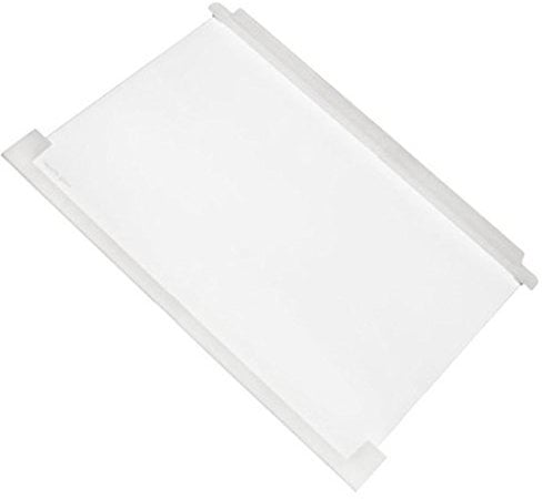 Zanussi Estante de frigorífico o congelador, cristal con borde de plástico (blanco)