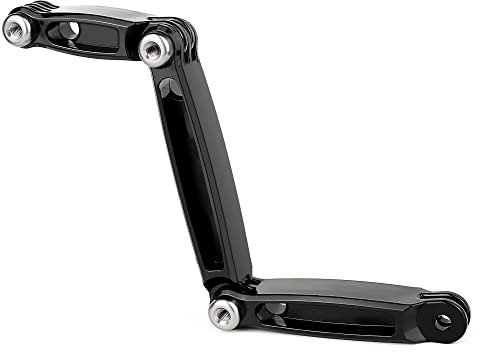 SOONSUN 3 Way Handle Grip Extension Arm Helmet Mount for GoPro Hero 13/12 / 11/10 / 9/8 / 7/6 / 5/4 / Session / 3+ / 3/2 / 1, Fusion, Max, and Most action Cameras