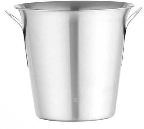 HENDI Weinkühler, Tulpengriffe, Flaschenkühler, Sektkühler, 3,5L, ø210x(H)210mm, Edelstahl