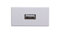 PLACA K45 1/2 MECANISMO CON 1 CONECTOR USB TIPO A HEMBRA. CONEXIÓN A TORNILLO - K128B/9