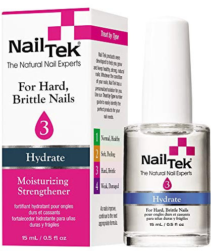 Nail Tek Nail Treatments - Moisturizing Strengthener - Hydrate III - 0.5oz / 15ml